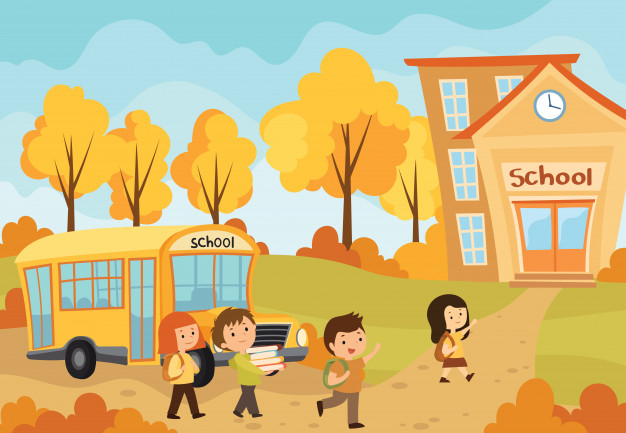 <p>➡️ Go ___ school. (Đến)</p>