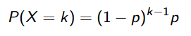 <p>A probability distribution that models the number of trials needed to achieve the <strong>first success</strong> in a series of independent Bernoulli trials. </p>