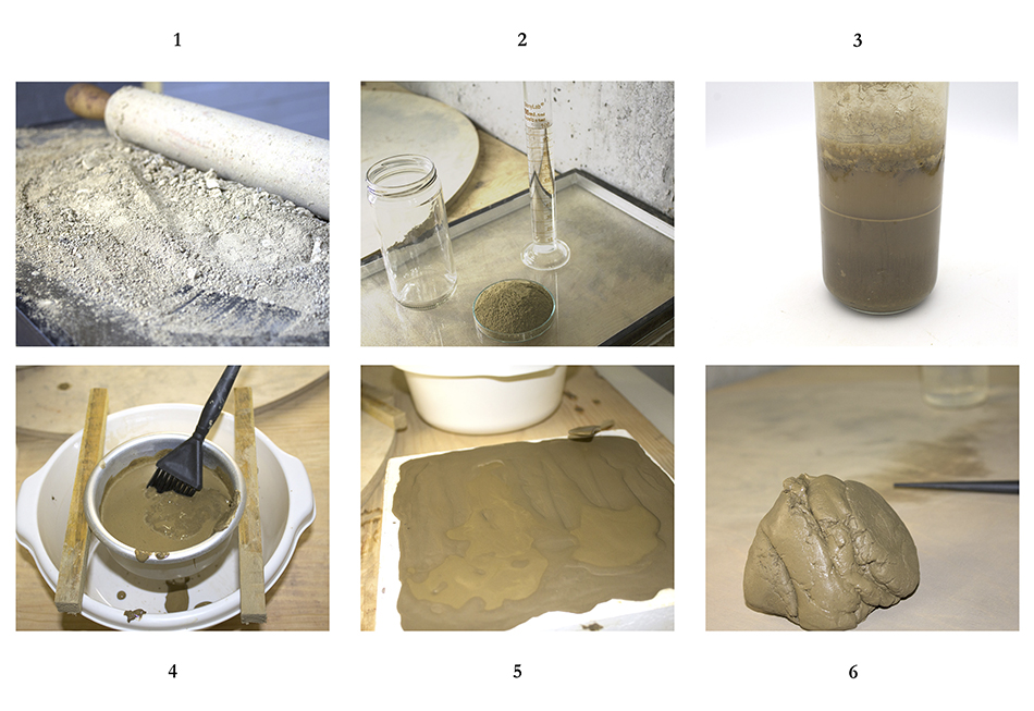 <p>separating fine from coarser material, such as clays, by mixing with a liquid (water) and washing down a series of traps, allowing the coarser material to settle</p>