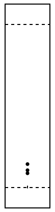 <p>The following silica-gel TLC plate was developed with a 20:80 solvent system (20% ethyl acetate and 80% hexanes). How should the solvent system be changed to allow the components to travel farther up the plate?</p><p>make the solvent more polar by increasing the amount of ethyl acetate (30:70)</p><p>make the solvent less polar by increasing the amount of hexanes (10:90)</p>