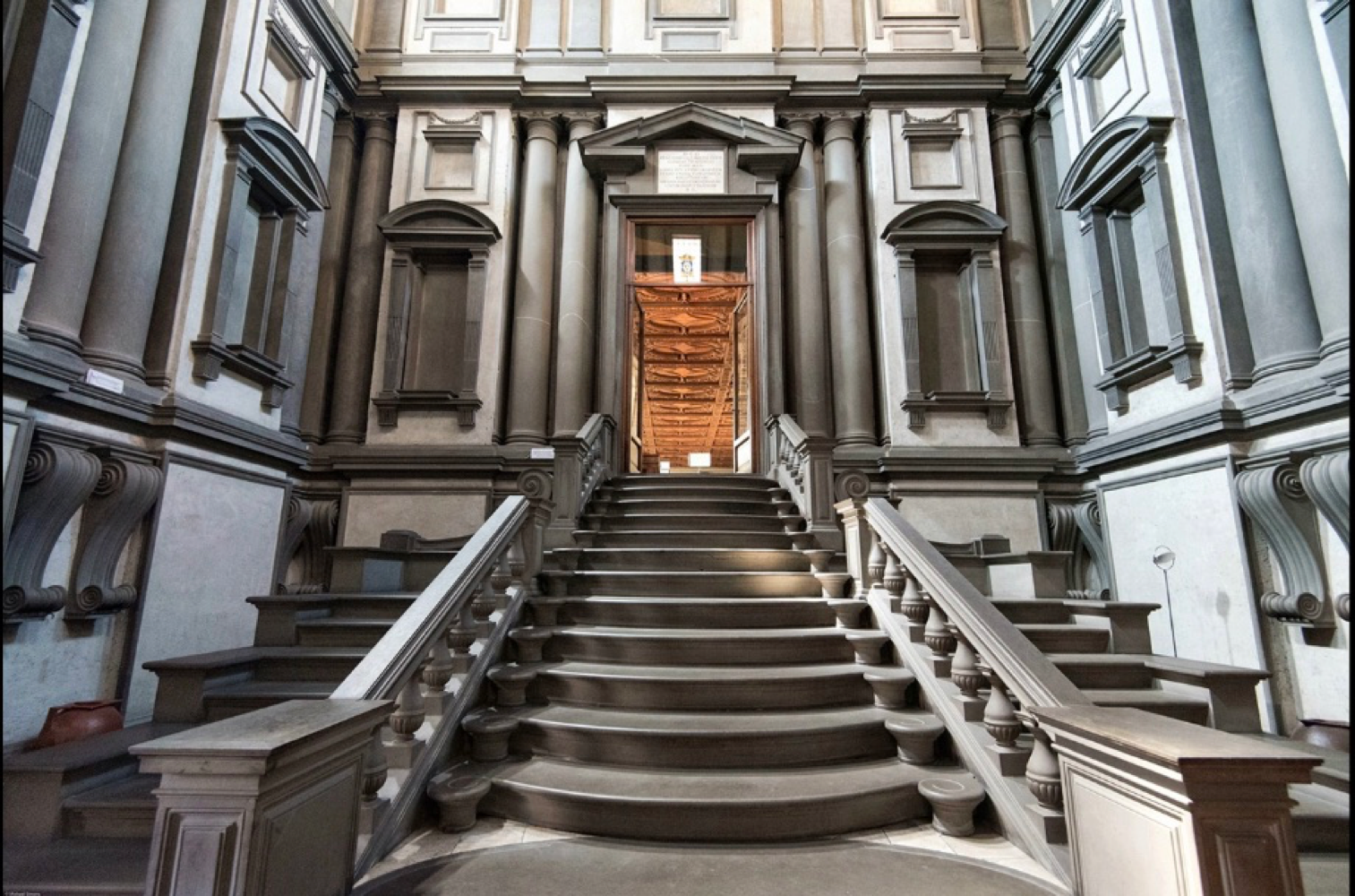 <p>describe the architecture of the <span style="background-color: transparent;"><span>Laurentian Library vestibule and its significance </span></span></p>