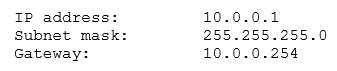 <p><span>The following configuration is applied to a DHCP server connected to a VPN concentrator:</span><br><br>There are 300 non-concurrent sales representatives who log in for one hour a day to upload reports, and 252 of these representatives are able to connect to the</p><p>VPN without any Issues. The remaining sales representatives cannot connect to the VPN over the course of the day. Which of the following can be done to resolve the issue without utilizing additional resources?</p>