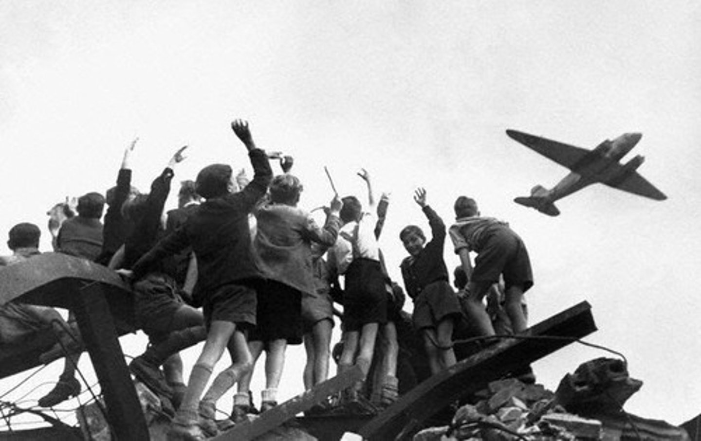 <p>airlift in 1948 that supplied food and fuel to citizens of west Berlin when the Russians closed off land access to Berlin</p>