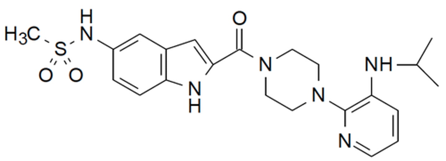 <p>bisheteroarylpiperazine derivative NNRTI</p>