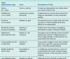 <p>"Turtles Must Allow Some Important Gorillas Into Icy Igloos, Raking In Immense Gold So It's Delightful"</p><p>(TM) > trust vs. mistrust</p><p>(AS) > autonomy vs. shame/doubt</p><p>(IG) > initiative vs. guilt</p><p>(II) > industry vs. inferiority</p><p>(IR) > identity vs. role confusion</p><p>(II) > intimacy vs. isolation</p><p>(GS) > generativity vs. stagnation</p><p>(ID) > integrity vs. despair</p>