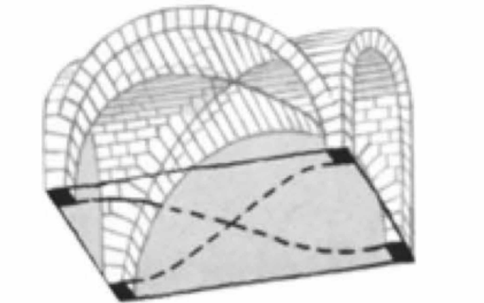 <p>A type of vaulting introduced in the Romanesque Period:</p>