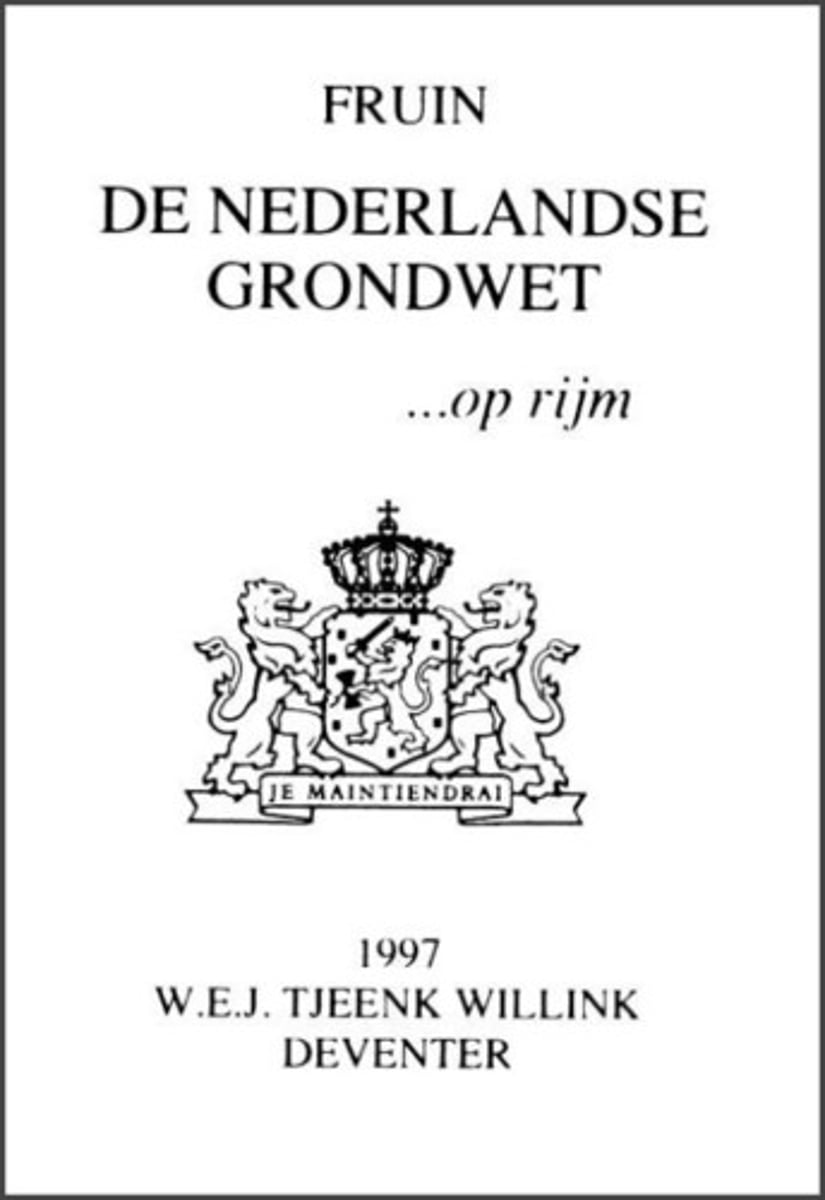 <p>(constitutie) wet waarin staat hoe een land geregeerd wordt en wat de rechten en plichten van burgers zijn</p>