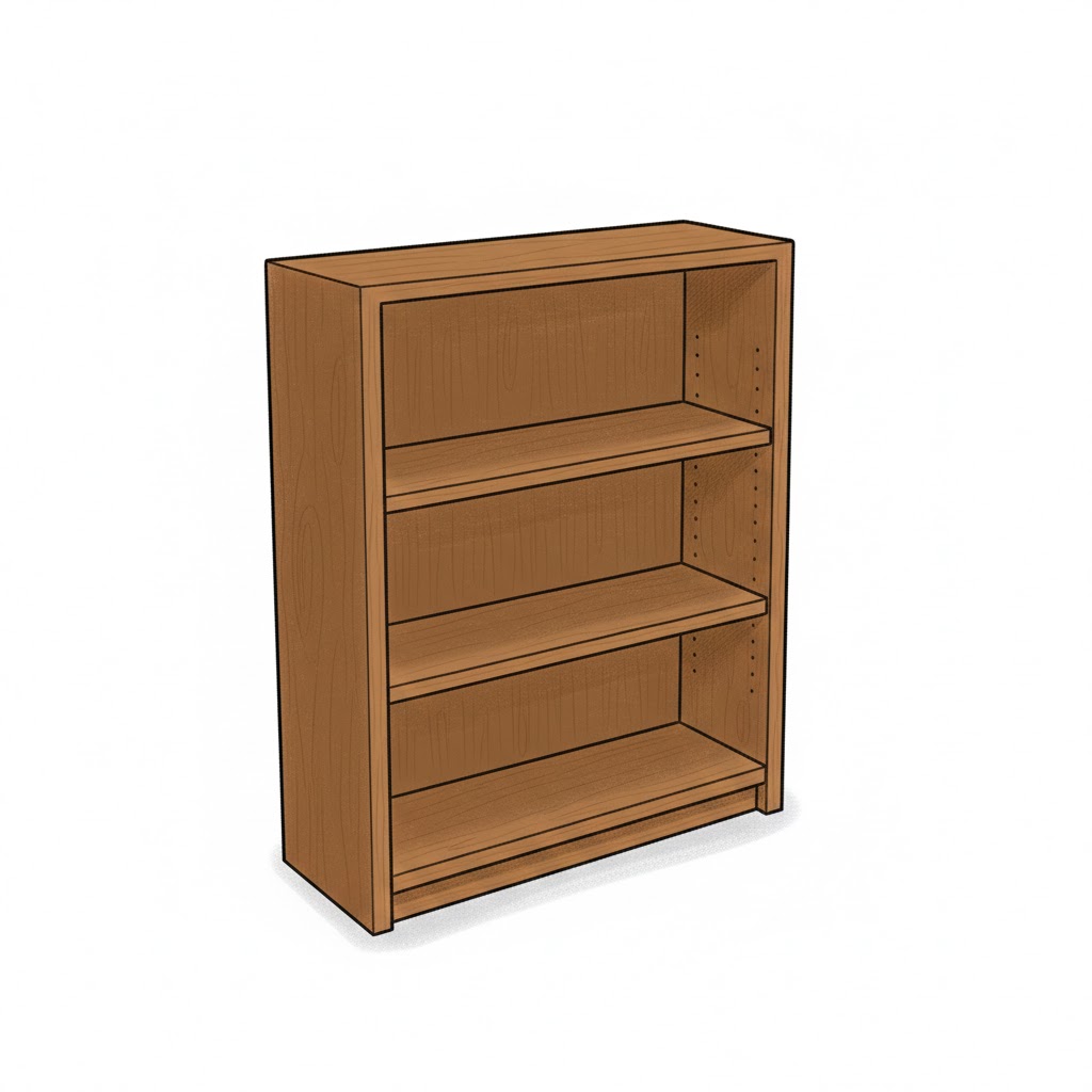 <p>estante de livros</p>