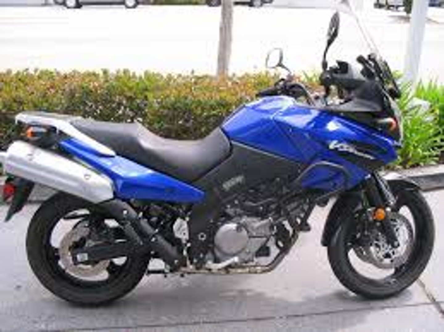 <p>by motorcycle</p>