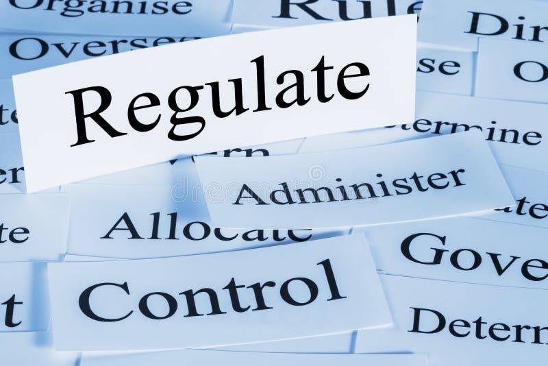 <p>regulate </p>