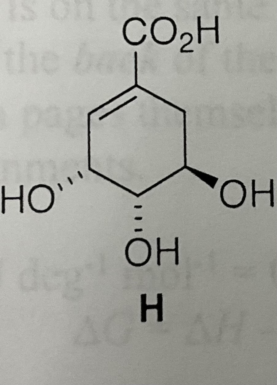 <p>Shikimic acid</p>