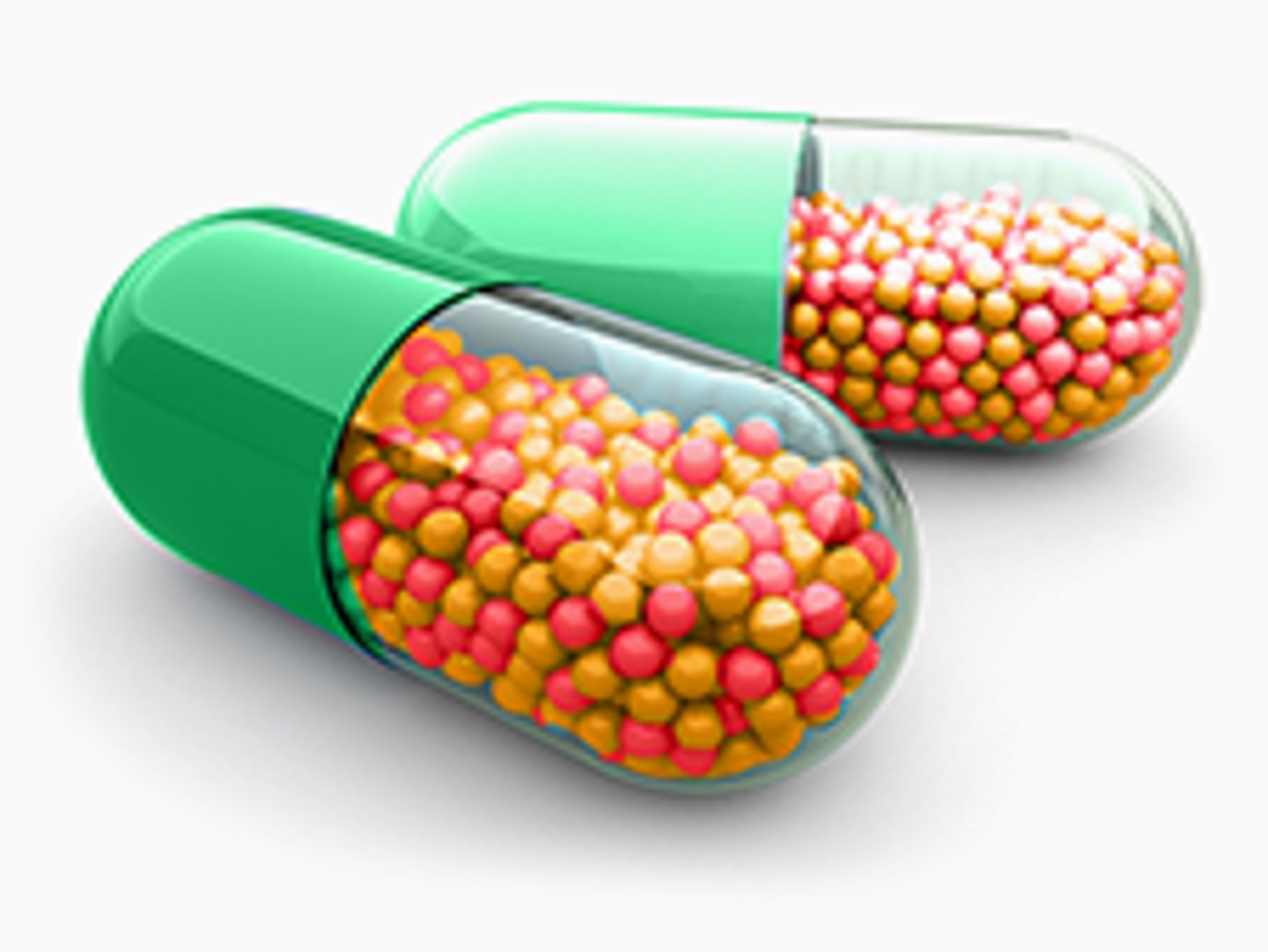 <p>sustained release capsules; contains time released beads of medication</p>