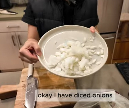 <p>I have diced onions </p>