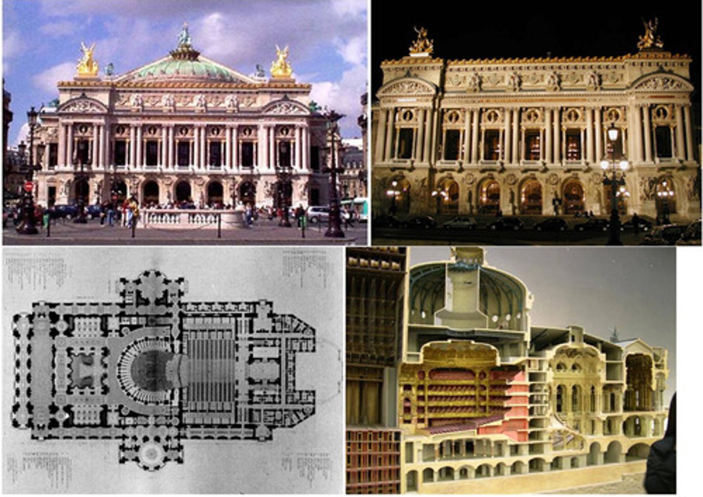 <p>This movement within city planning and urban design that stressed the marriage of older, classical forms with newer, industrial ones. Common characteristics of this period include wide thoroughfares, spacious parks, and civic monuments that stressed progress, freedom, and national unity.</p><p>Paris Opera House</p>