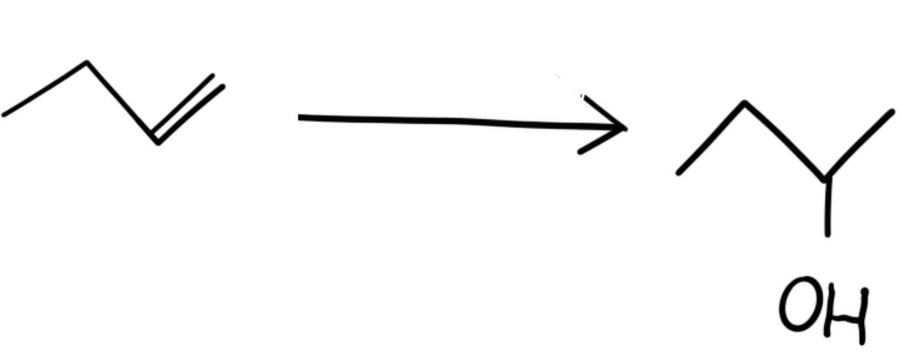 <p>What is the reactant for this</p>