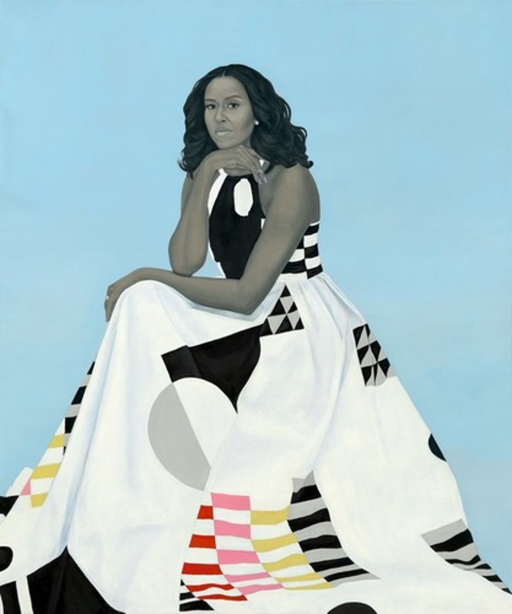 <p>Overview</p><p>Amy Sherald is an American painter. She works mostly as a portraitist depicting African Americans in everyday settings. Her style is simplified realism, involving staged photographs of her subjects.</p>
