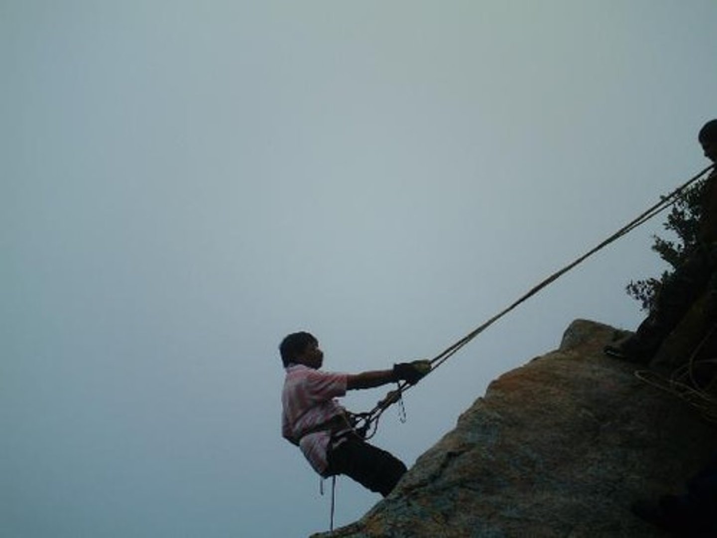<p>a positive word for something which us exciting and difficult</p>