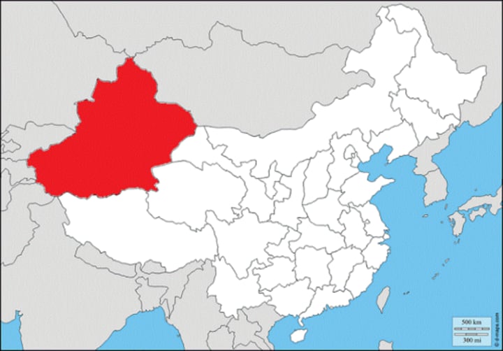 <p>Xīnjiāng • Xinjiang, an autonomous region of China</p>