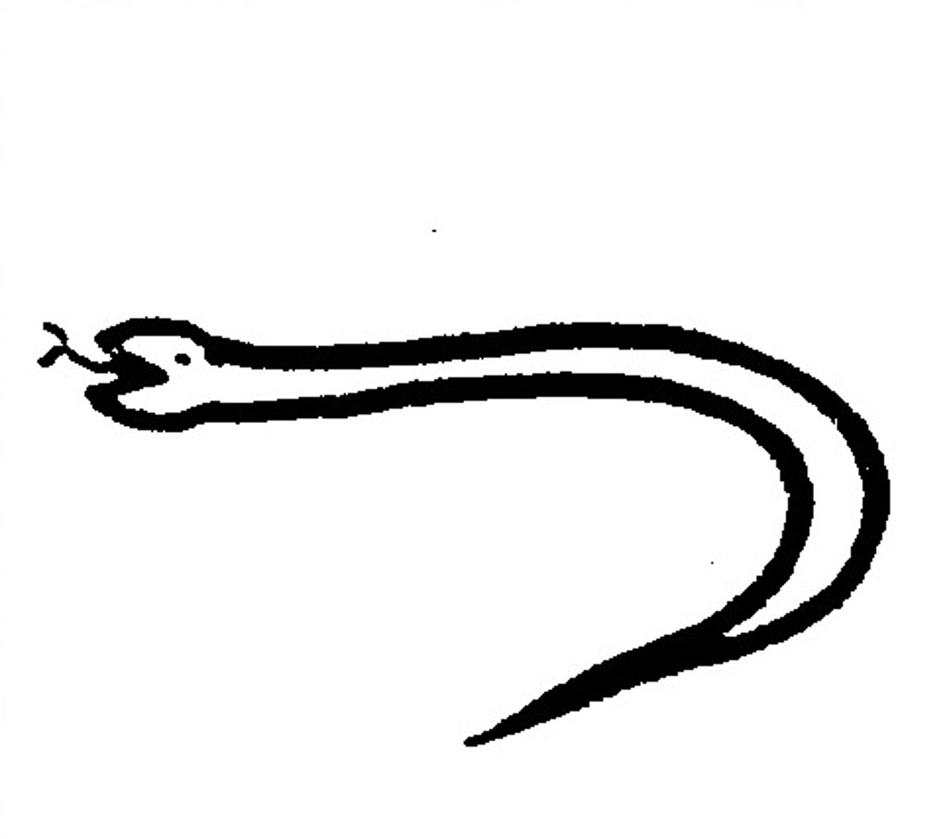<p>There is a weird snake going, "Tsu...tsu...tsu..."</p>