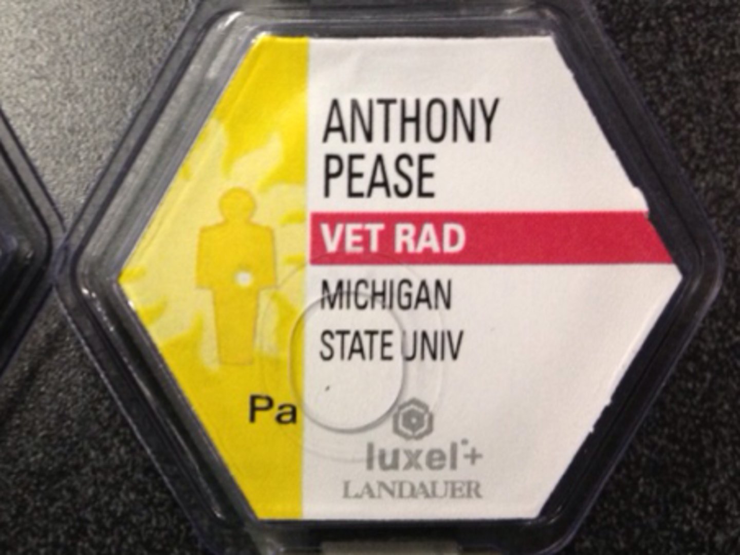 <p>Where should the badge depicted be worn?</p>