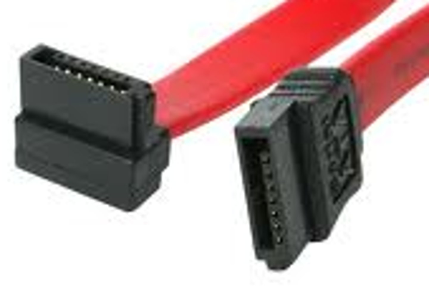 <p>The standard cables that are the main method of connecting a storage device to a motherboard inside of a desktop computer</p>