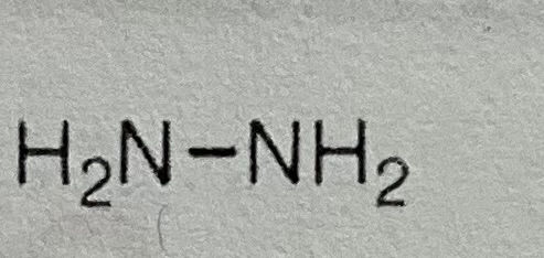 <p>Hydrazine </p>