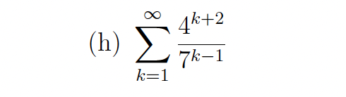 <p><em>Determine whether the series converges, and if so find its sum</em></p>