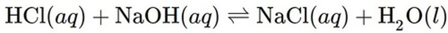 <p>Acids and bases of equal strengths react to form a neutral solution. The neutral solution that is formed consists of salt and water.</p>