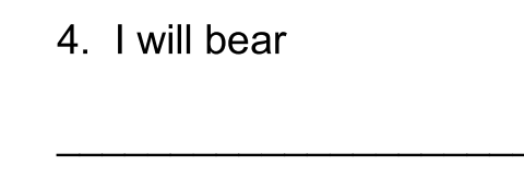 <p>II. Translate into Latin. (15 pts.)</p>