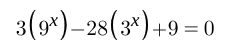 Solve the equation