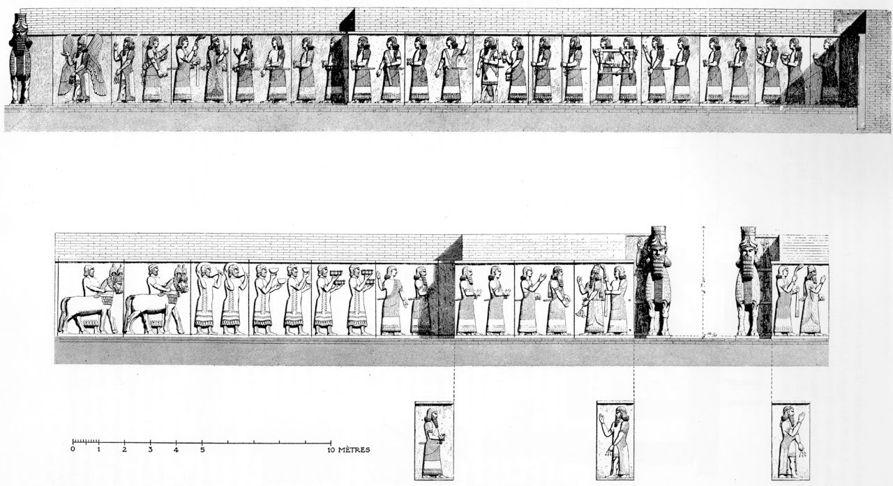 <p><strong>Khorsabad Throne Room Facade Relief (Sargon II)</strong></p>