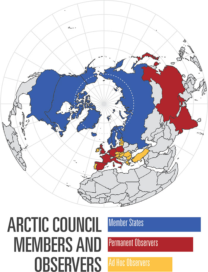 An international governmental forum that promotes interaction among the Arctic states and indigenous communities on common Arctic issues, particularly sustainable development and environmental protection.