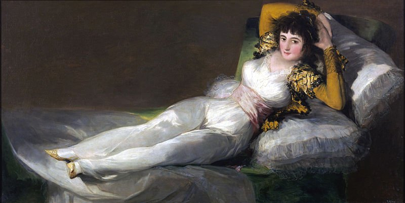<ul><li><p><span>considered one of the key figures in Spanish painting and an important precursor of modern art. </span></p></li><li><p><span>known for his royal portraiture, best known for his bold emotive paintings of violence especially those recording the Napoleonic invasion of Spain</span></p></li><li><p><span><strong>The Clothed Maja</strong></span></p></li></ul><p></p>