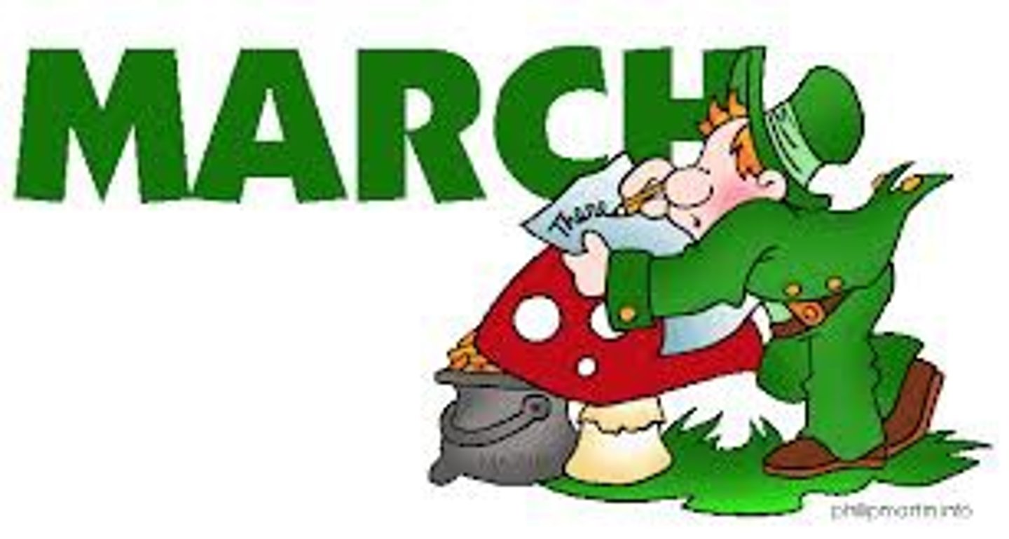 <p>March</p>