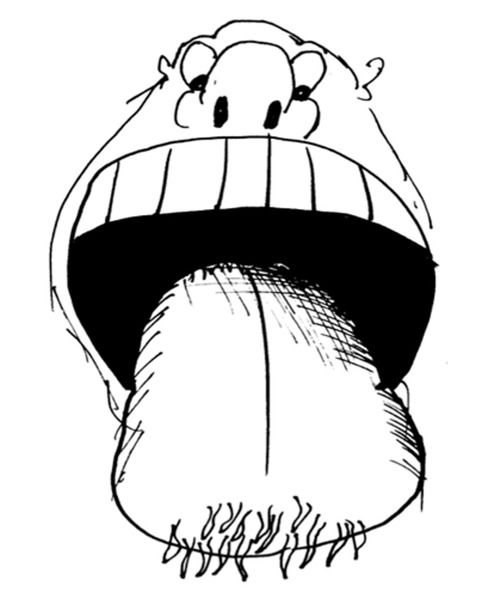 <p>no tener pelos en la lengua</p>