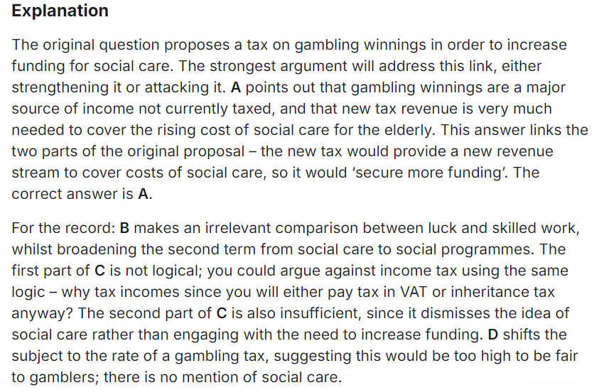 <p></p><p>A. Yes. Gambling winnings are a major source of income that is not currently taxed; new tax revenue is desperately needed to meet the rising costs of social care for the elderly</p>