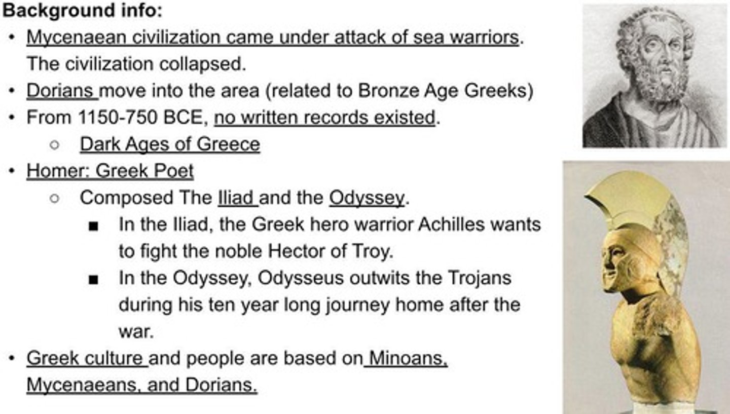 <p>Homer's Iliad and Odyssey</p>