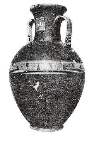 <p>Attic neck-handled amphora </p>