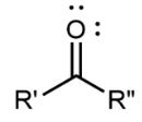 <p>consists solely of the carbonyl group</p>