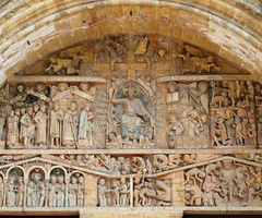 <p><span><span>What was the primary purpose of the Last Judgment tympanum at the Church of Sainte-Foy?</span></span></p>