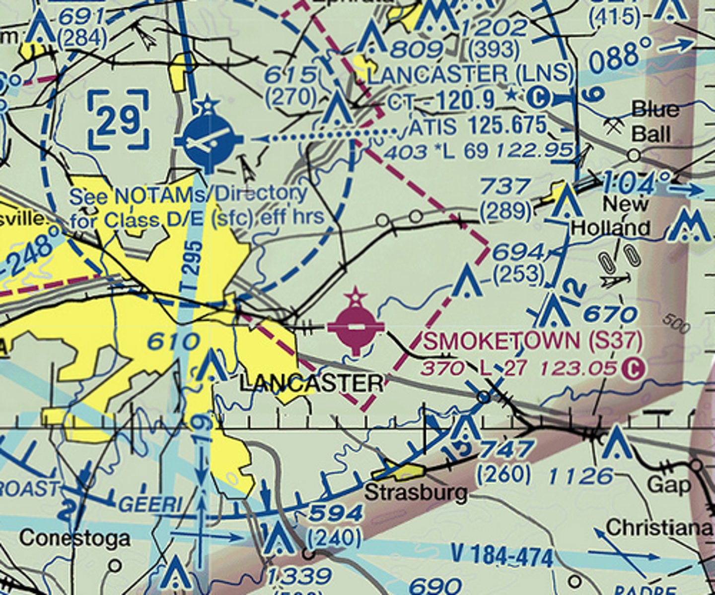 <p>When the control tower is open at Lancaster airport, the Class E airspace over Smoketown airport extends down to ____ feet MSL</p>