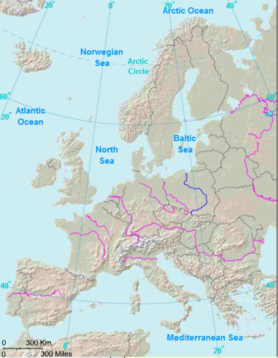 <p>Longest and largest river in Poland, empties into Baltic Sea</p>