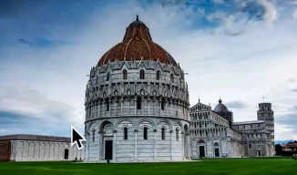 Baptistry Pisa- biggest Baptistry on Earth, located in Florence