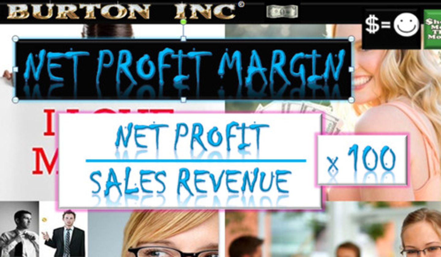 <p>Net Profit/Total Revenue x 100</p>