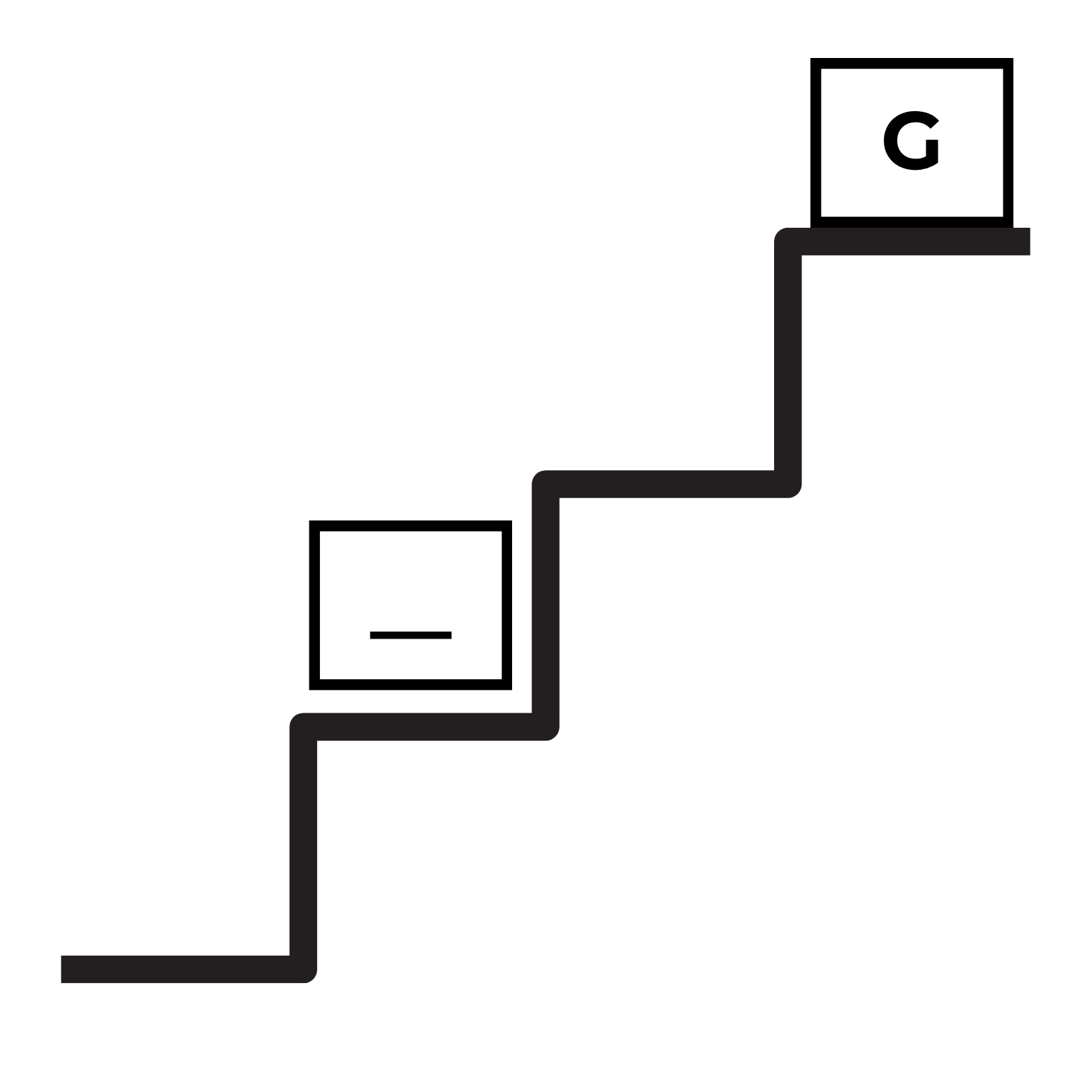 <p>Based on the musical alphabet, what note would be in the blank box?</p>