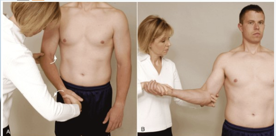 <p><strong>Purpose:</strong> Tests for transverse humeral ligament integrity</p><p><strong>Positive Signs:</strong> Biceps tendon pops out, pain in biccipital groove</p><p><strong>Method:</strong></p><ul><li><p>Seated</p></li><li><p>Palpate biccipital groove</p></li><li><p>Elbow flexed medially and pronated then</p></li><li><p>Resist supination and lateral rotation with elbow flexed</p></li><li><p>Like a hitchhiker</p></li></ul><p></p>