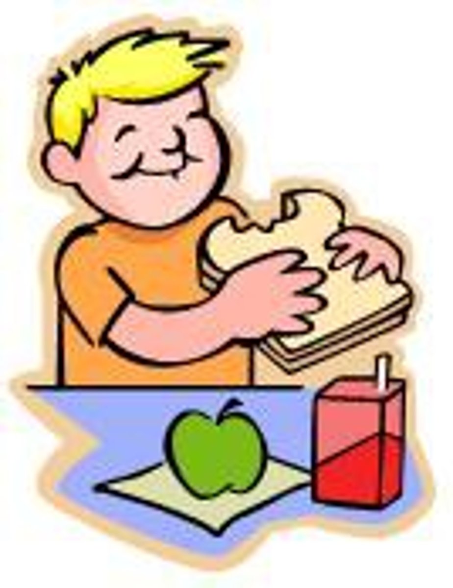 <p>I ate lunch</p>