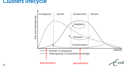<p>Explain how localisation<span style="background-color: unset; line-height: unset; font-size: unset; color: transparent;"><span> </span></span>and urbanisation<span style="background-color: unset; line-height: unset; font-size: unset; color: transparent;"><span> </span></span>advantages </p><p>interact with the life-cycle of clusters.</p>