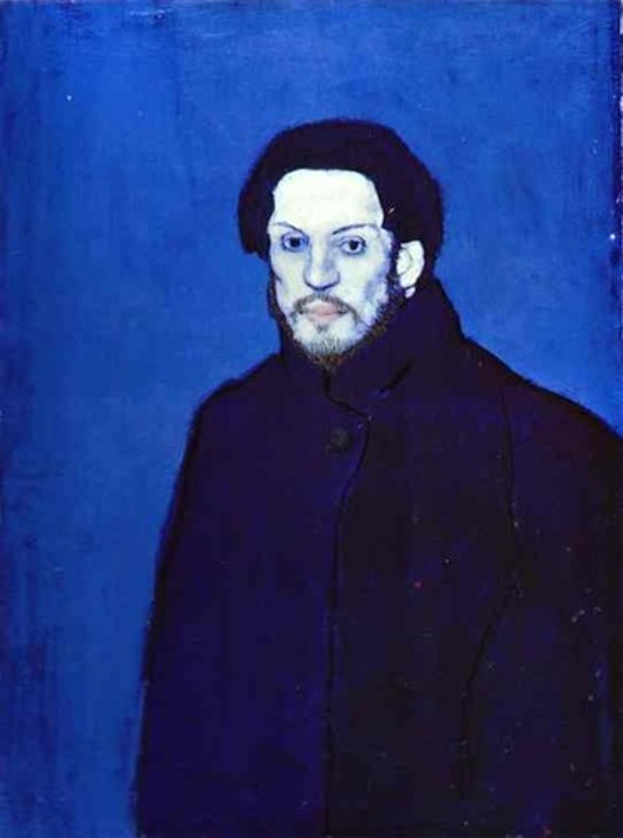 <p>el período azul de Picasso (1901-1904)</p>