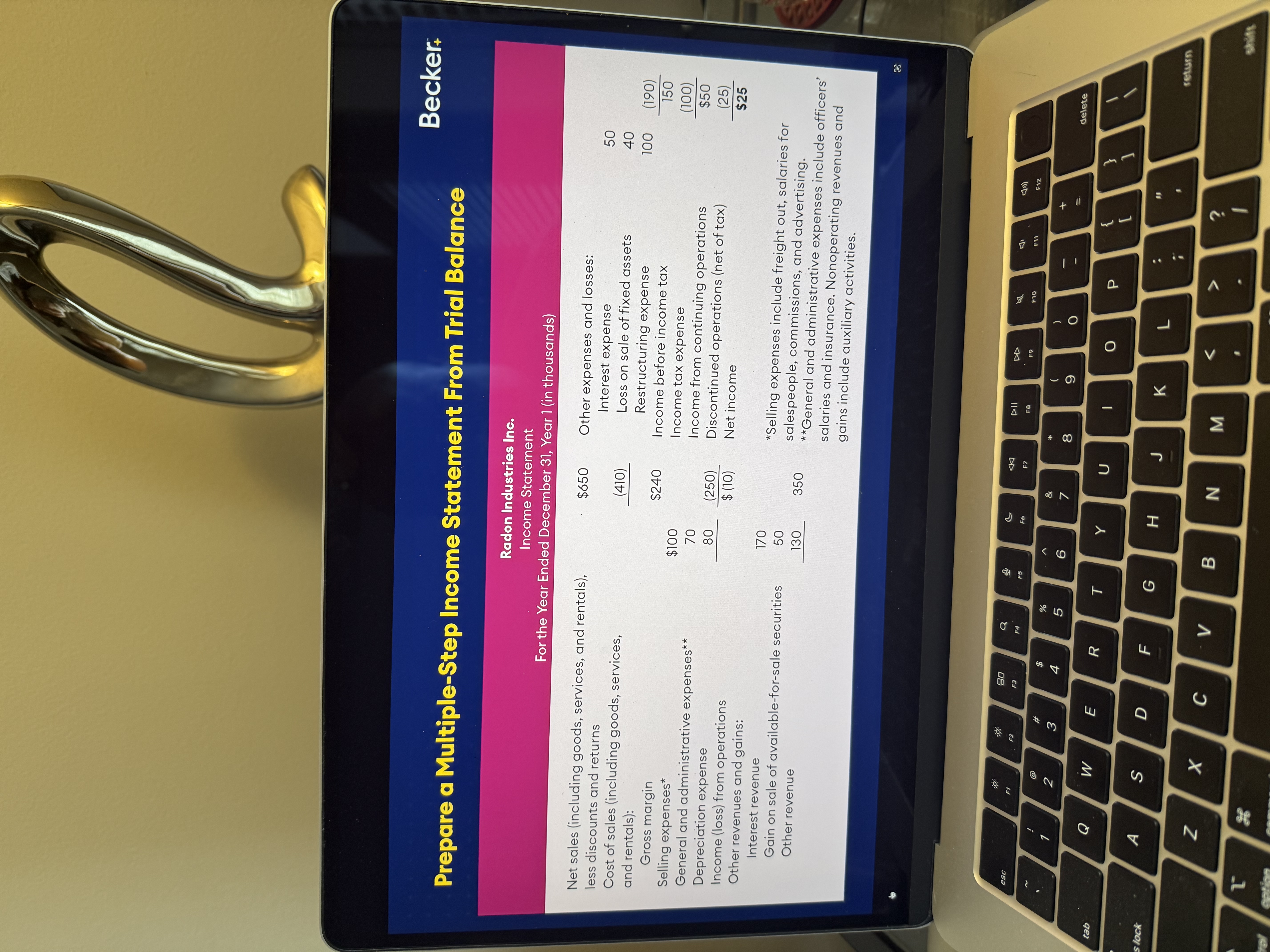 <p>Total selling expenses are the indirect costs of promoting, selling, and delivering products/services, comprising <strong><mark>marketing (ads, social media), sales staff costs (salaries, commissions, travel), and distribution (shipping, warehousing, handling)</mark></strong>, all aimed at generating revenue but separate from production costs (COGS) and General and Administrative Expenses.</p>